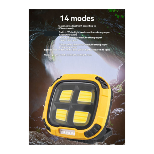 Portable LED Spotlight Lantern Strong Light Flashlight 2