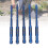 5 Pcs 6mm Hex Eccentric Drill Bits for Masonry, Concrete, Tiles 16