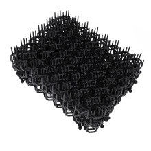 12 pezzi tappetino deterrente per gatti in PP nero 20x15x2,7 cm