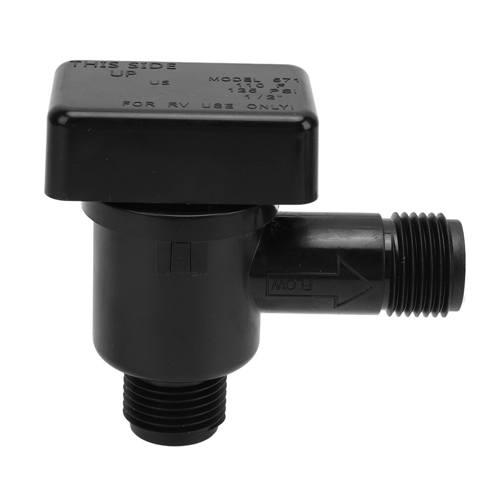 Leak-Proof Rv Check Valve 8Â125 Psi Prevents Backflow In Campers Black 9321331447823