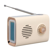 Beige Altoparlante Solare Bluetooth Rad. 1500 mAh 10,8x5,4x7,6 cm
