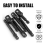 Impact Socket Adapter Set,1/4,1/2,3/8 In Impact Driver Conversion Set 2