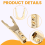 Plug Rhodium Plated Fork Loudspeaker Cables Speaker Cable Connector 7