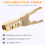 Plug Rhodium Plated Fork Loudspeaker Cables Speaker Cable Connector 6