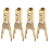 Plug Rhodium Plated Fork Loudspeaker Cables Speaker Cable Connector 3