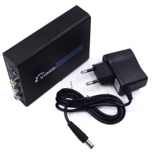 AV S-Video CVBS Converter Audio -Compatible to S VIDEO EU PLUG