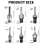6PCS M22 Drill Adapter for Electric Drill Converter 7