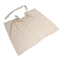 Breathable Cotton Grey Nursing Cover with Double Layers Shawl
