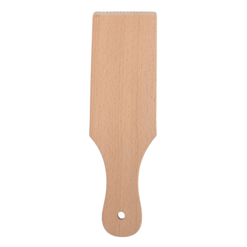 Beechwood Gnocchi Board with Easy Grip Handle for Pasta Making, 1 Piece