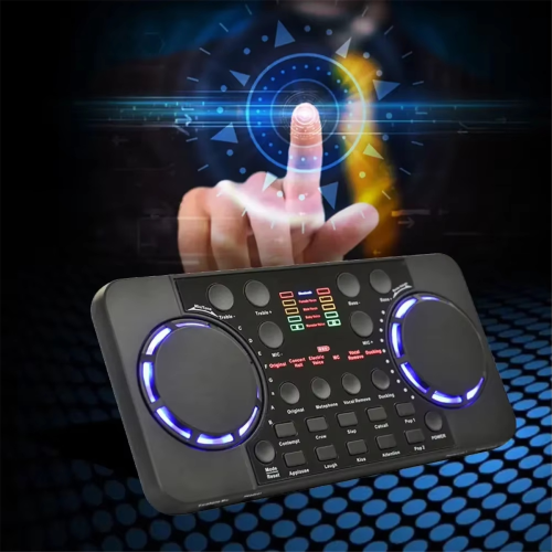 Mixer Live Broadcast Studio Singing Noise Reduction Sound Card 2