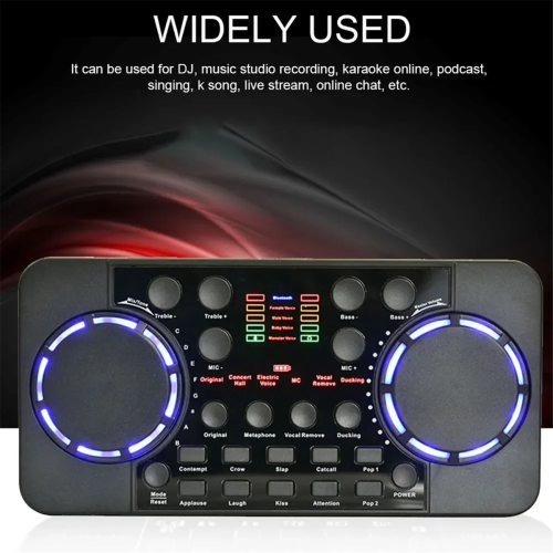 Mixer Live Broadcast Studio Singing Noise Reduction Sound Card 1