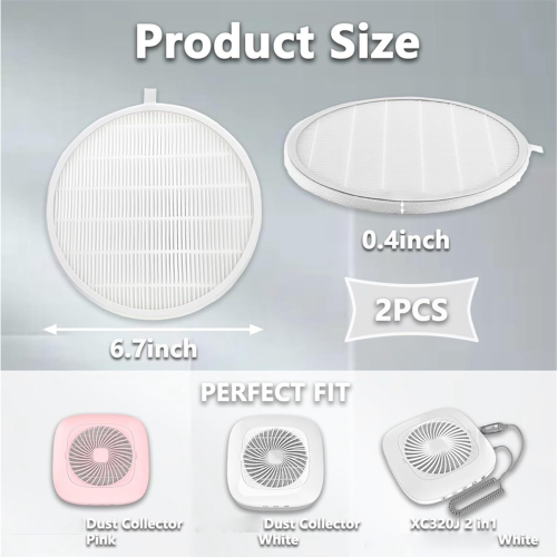 Nail Duster Replacement Parts Filter Element Replacement 2