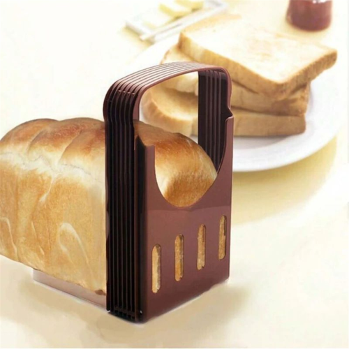 Adjustable Toast Bread Slicer,Foldable Plastic Bread Cutter 2
