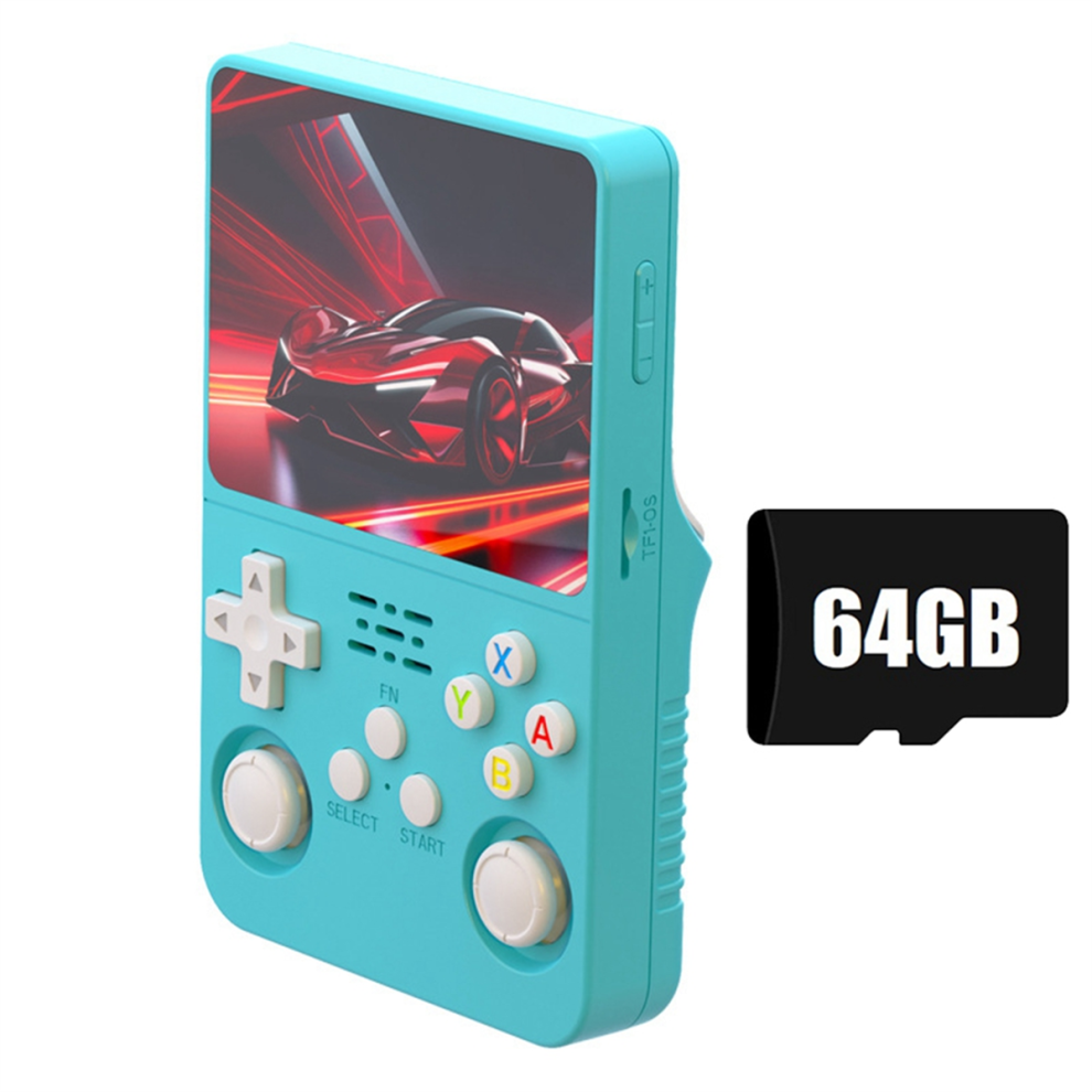 K36s R36s Retro Game Console 64Gb 3.5 Inch Ips Screen Blue 4712205963504