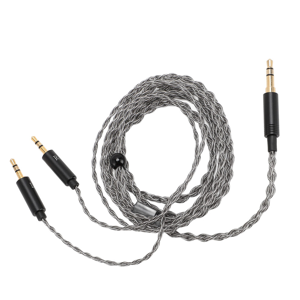Audio Upgrade Cable 3.5Mm To Dual 2.5Mm Copper For He400s He 350 He560 Silver 7901331452564
