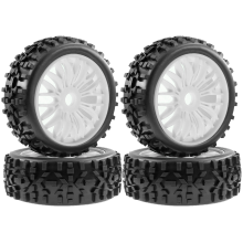 4Pc 115mm 1/8 RC Off-Road Car Wheel Tire Tyre 17mm Hex B