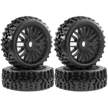 4Pc 115mm 1/8 RC Off-Road Car Wheel Tire Tyre 17mm Hex E