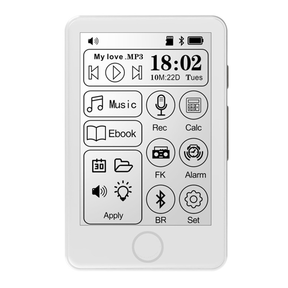Portable Mp3 Player Music Player Ink Screen E-Book Reader Dictionary 4712205933682