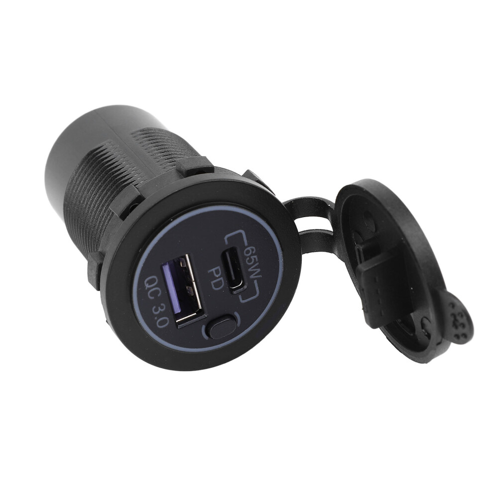 Waterproof 12V Usb C Pd3.0 65W Charger Socket For Rv & Boats 4081331455369