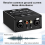 Audio Isolator,Audio Current Eliminator,2 Way XLR 6.5 Isolator 4