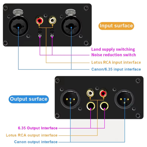 Audio Isolator,Audio Current Eliminator,2 Way XLR 6.5 Isolator 1