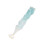 Parrucca da bambola 30 cm, seta ondulata bianco-blu 8