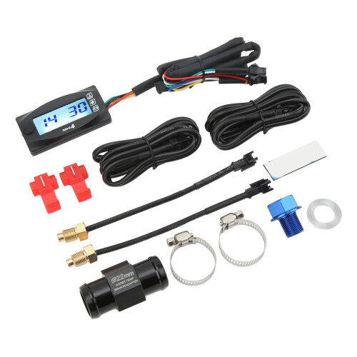 4 in 1 Water Oil Temperature Time Voltage Gauge 1