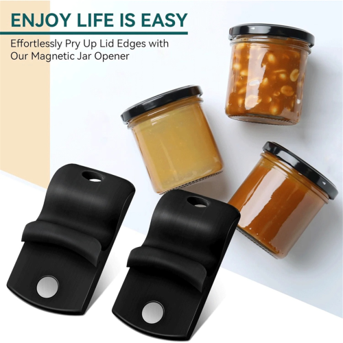 Ergonomic Handheld JarOpener - Instant Vacuum Seal Release 1