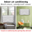 Air Conditioner Dust Cover Solid Color Home Decor 2