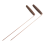 2Pcs Pure Copper Probes Rod for Divination Tool with Wooden Handles 1
