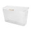 4L Wall Mount Laundry Basket Dustproof Hanging with Lid Transparent 1