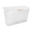 4L Wall Mount Laundry Basket Dustproof Hanging with Lid Transparent 9