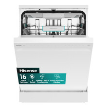 Hisense Standard Dishwasher - White - A Rated