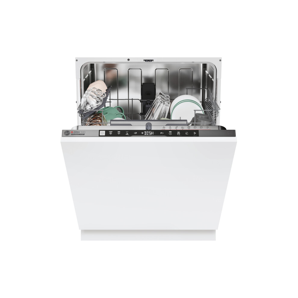 Hoover H-Dish 500 Fully Integrated Standard Dishwasher - Silver - C Rated