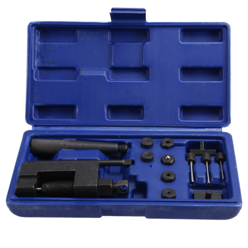 Motorcycle Splitter Heavy Chain Breaker Cutter Riveter Tool Kit 1