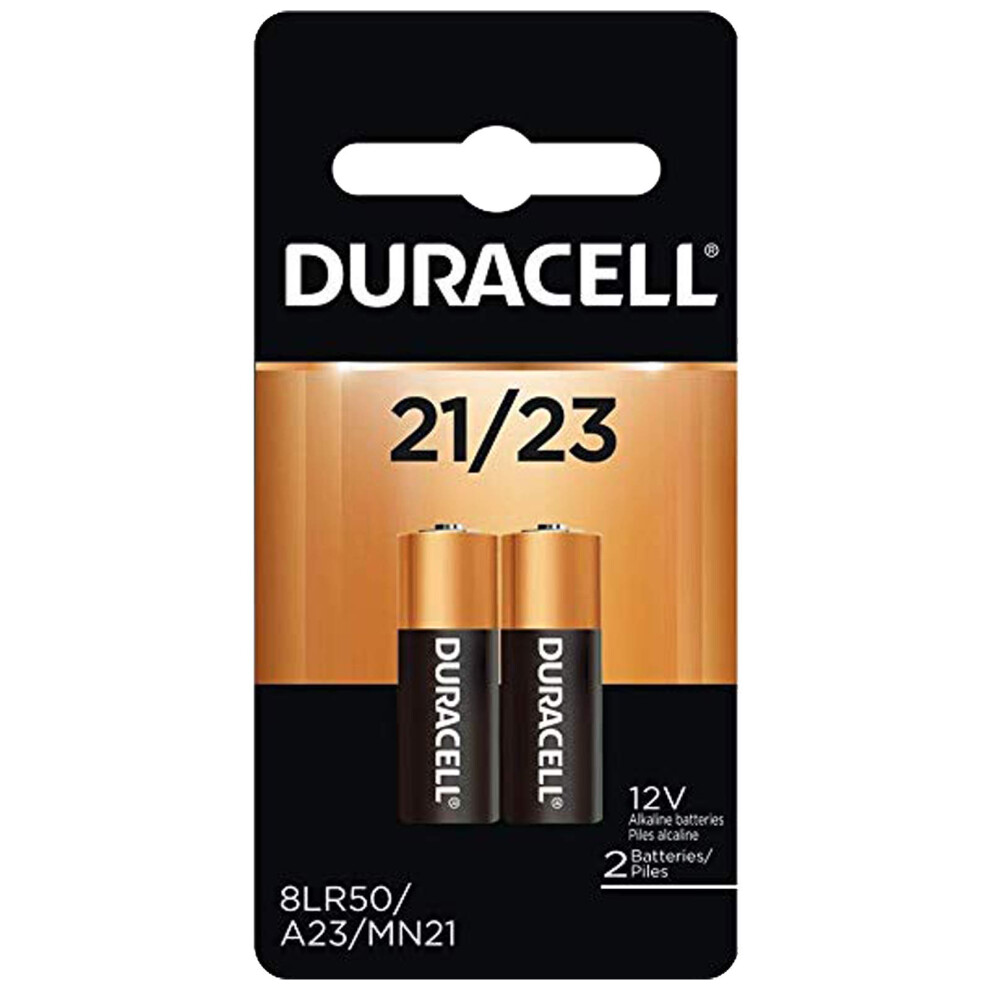 2pk Duracell MN21 Alkaline 12V Battery A23 MN21 23AF 23AE V23GA GP23A