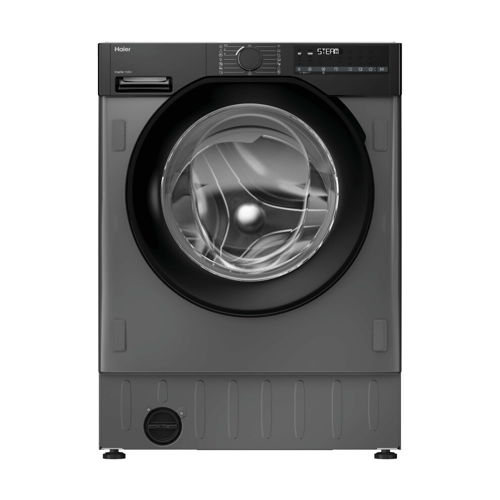 Photos - Washing Machine Haier Series 6 BHA6S696M6DB9R80 Wifi Connected Integrated 9Kg / 6Kg Washer Dryer with 1600 rpm - Graphite - D Rated [Wash&Dr 