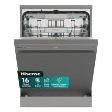 Hisense Auto Dose Standard Dishwasher - Stainless Steel - A Rated