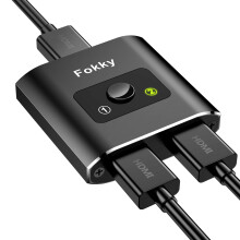 Fokky HDMI Swith 4K@60Hz, Bidirectional Hdmi Splitter, Aluminum hdmi s