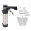 Stainless Steel Cookie Press Kit for Effortless Baking & Churro Making 3