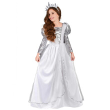 (S 4-6 years (110-120 cm)) Princess costume with veil for girls
