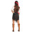 Rubies (XL) Women's striped pirate costume 3