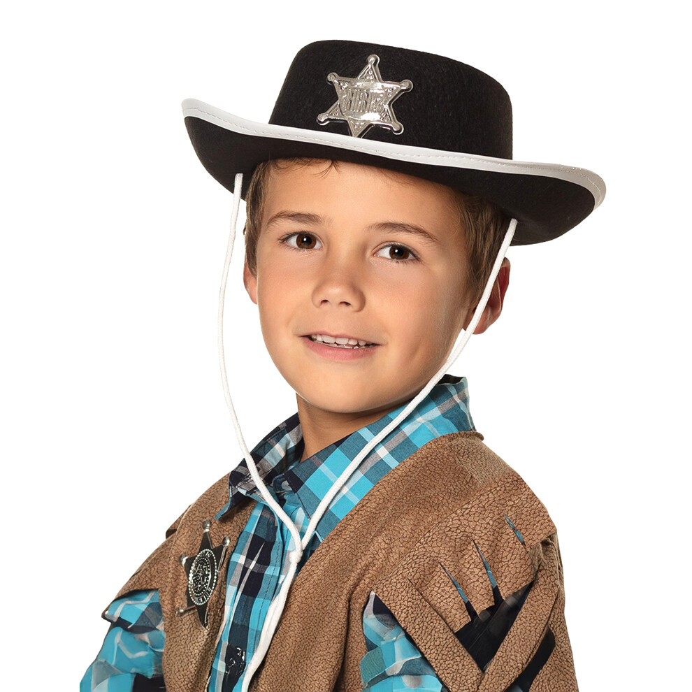Rubies Children's Cowboy Hat Black