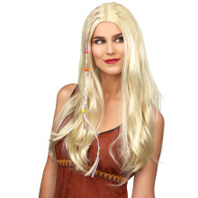 Adult Blonde Hippie Wig