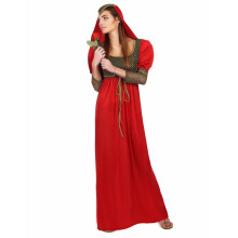 (M) Red medieval costume for women