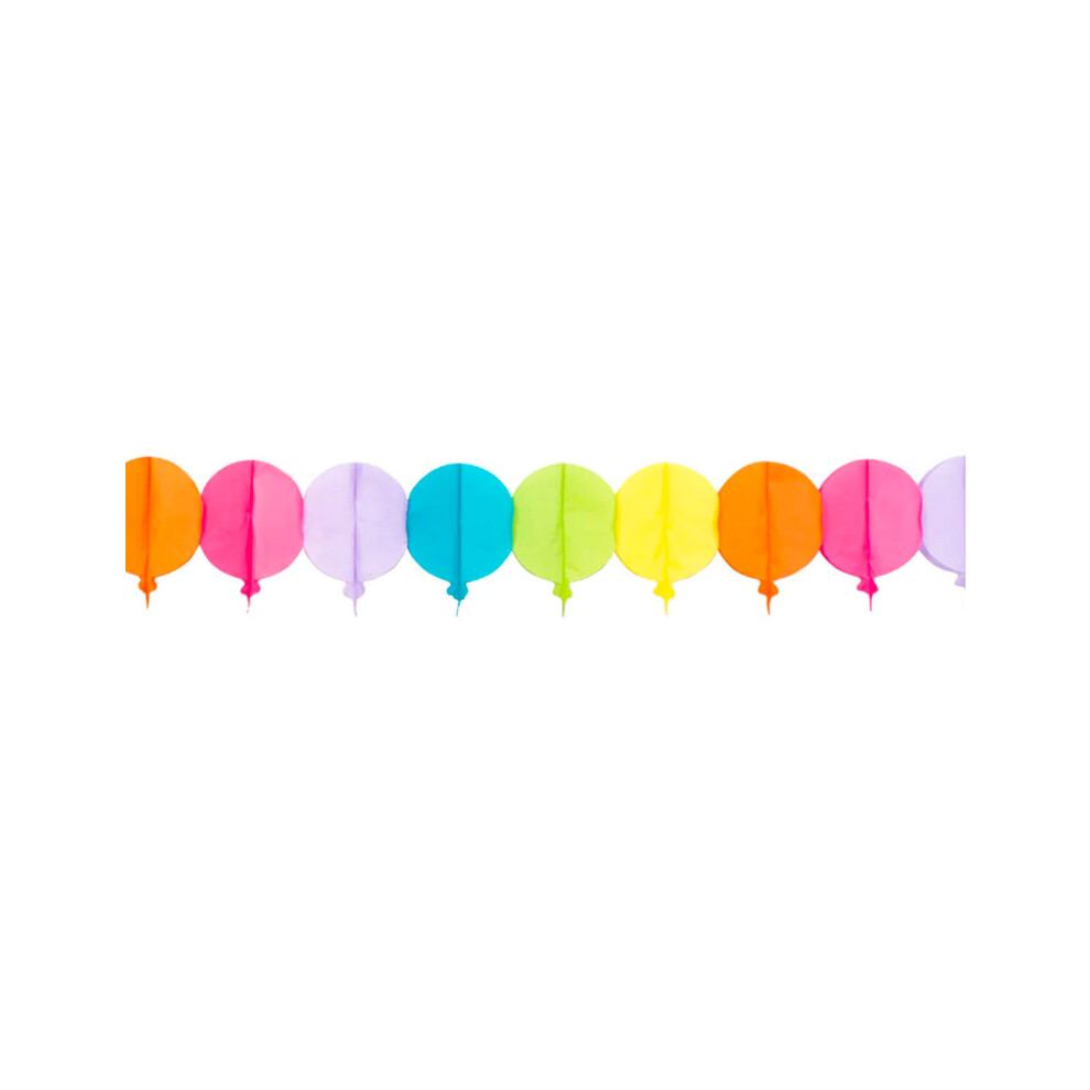 4m paper balloon garland