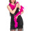 Rubies Fuchsia pink boa 40g 1