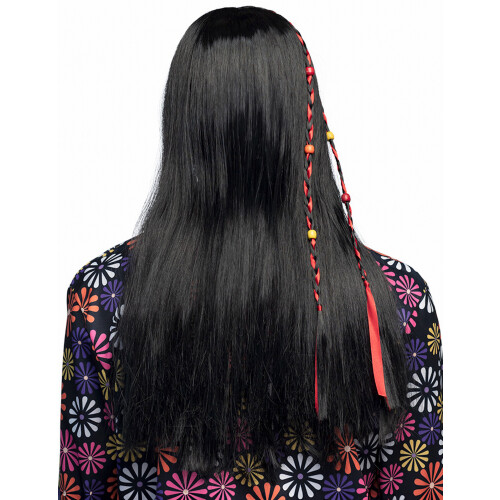 Rubies Black hippie wig for men 1