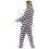 Rubies (L) Black and white prisoner costume for men 3