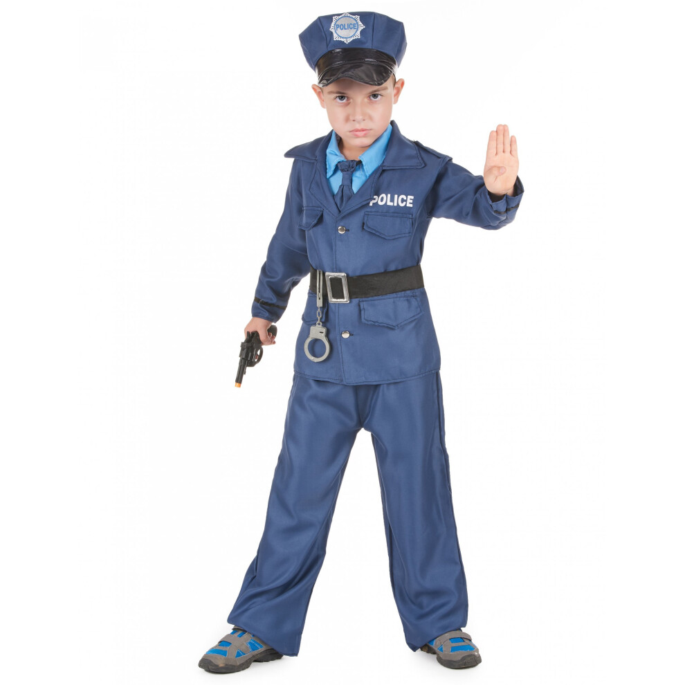Rubies (M 7-9 Years (120-130 Cm)) Police Officer Costume For Children Blue